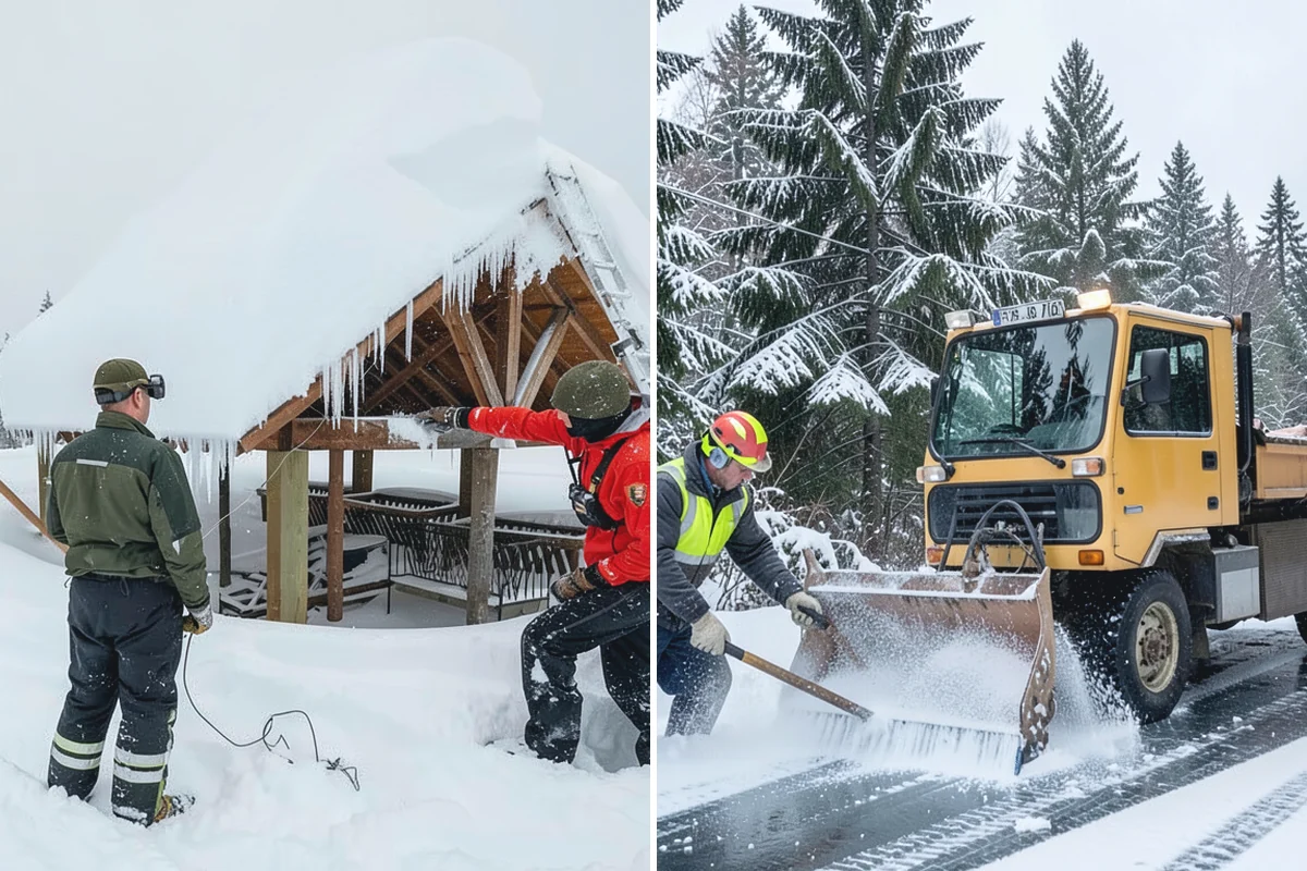 Acreage Snow Removal in Des Moines, King County, WA - We tour the property and rank access routes by priority