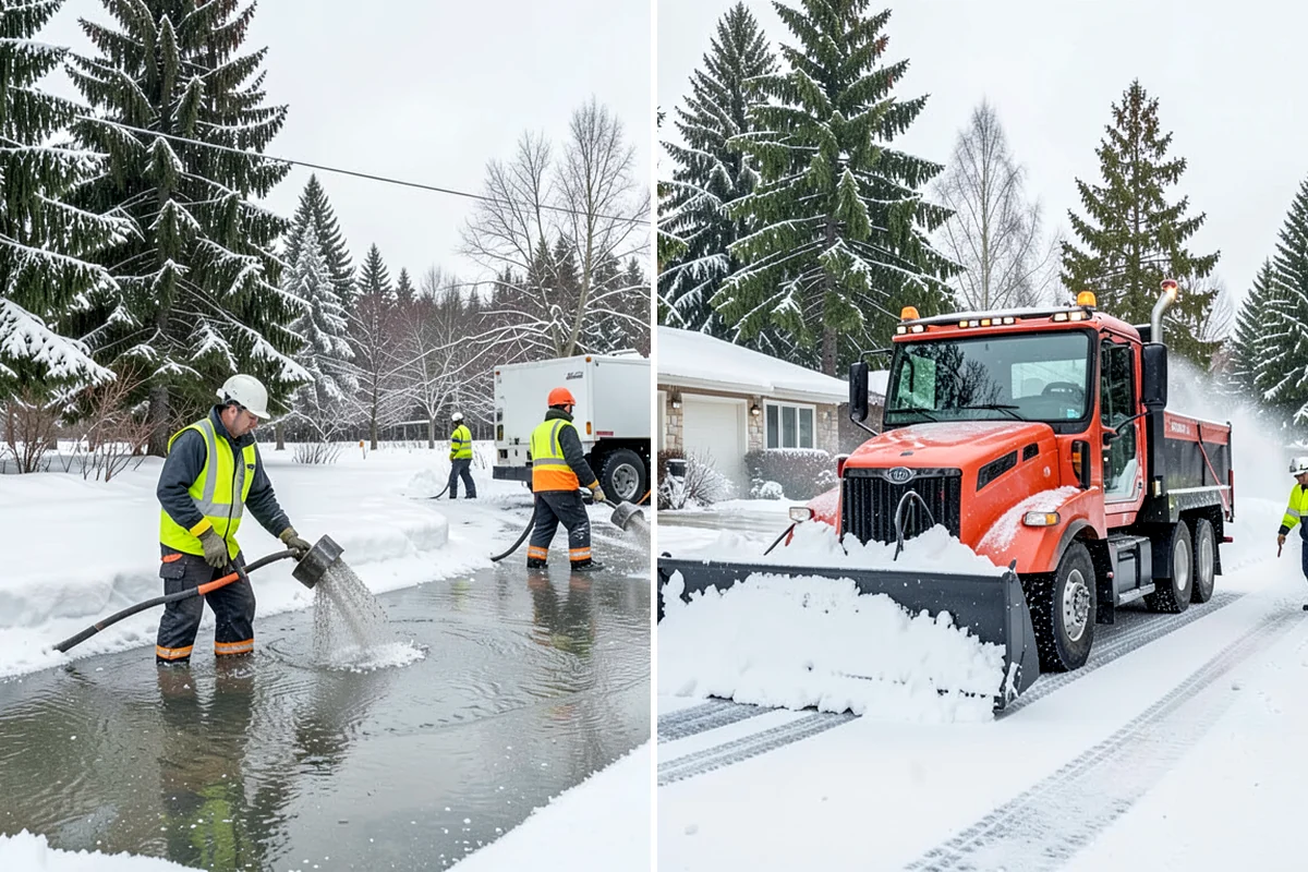 Acreage Snow Removal in DuPont, Pierce County, WA - We tour the property and rank access routes by priority