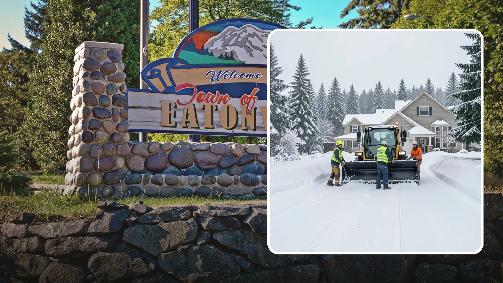 Acreage Snow Removal in Eatonville, Pierce County, WA - We clear driveways, ring roads, and equipment access across large-acreage Western Washington properties and hobby farms.