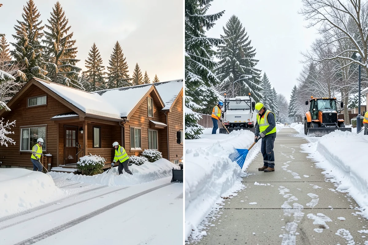 Acreage Snow Removal in Enumclaw, King County, WA - We tour the property and rank access routes by priority