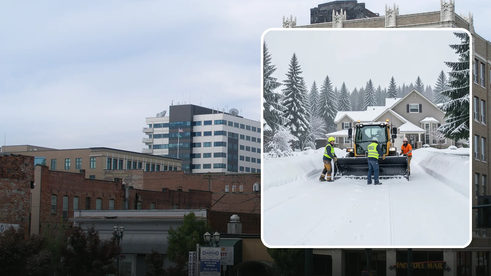 Acreage Snow Removal in Everett, Snohomish County, WA - We clear driveways, ring roads, and equipment access across large-acreage Western Washington properties and hobby farms.