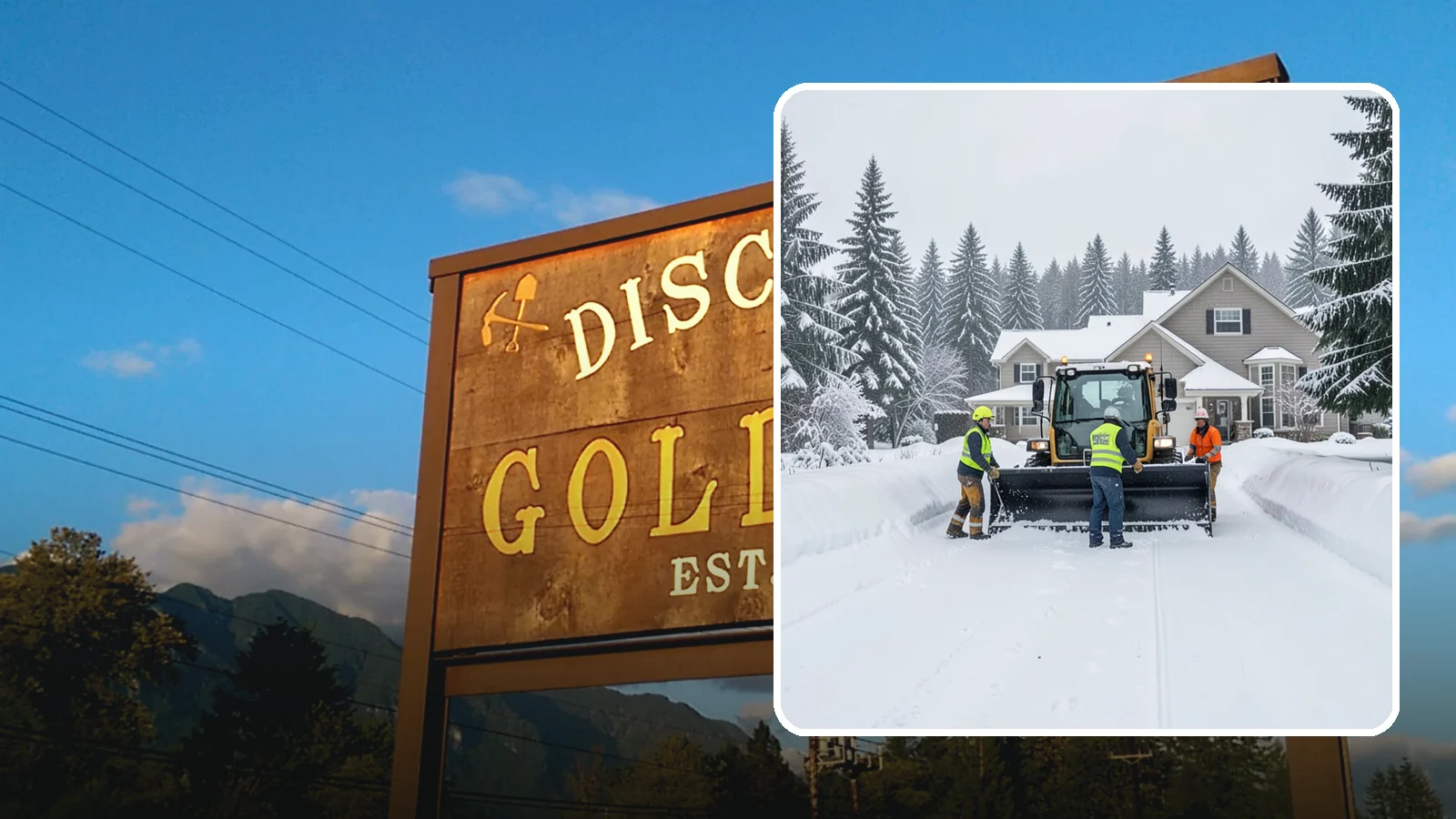 Acreage Snow Removal in Gold Bar, Snohomish County, WA - We clear driveways, ring roads, and equipment access across large-acreage Western Washington properties and hobby farms.