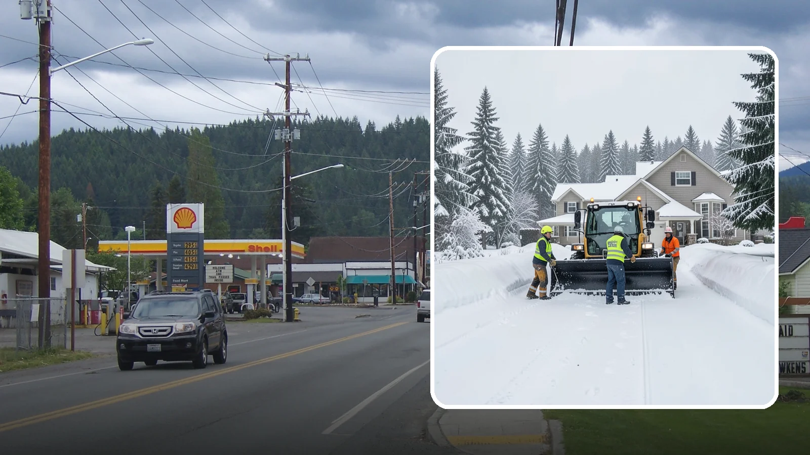 Acreage Snow Removal in Granite Falls, Snohomish County, WA - We clear driveways, ring roads, and equipment access across large-acreage Western Washington properties and hobby farms.
