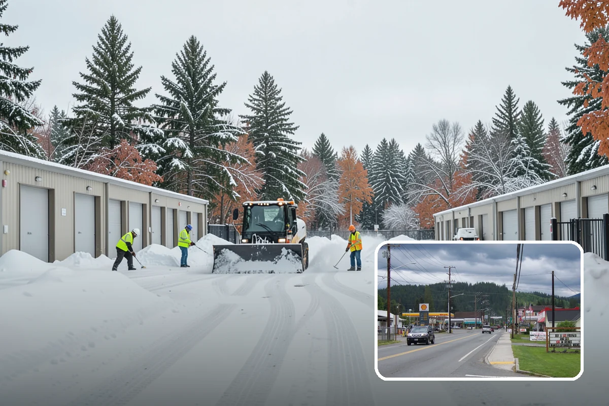 Acreage Snow Removal in Granite Falls, Snohomish County, WA - Covers driveways, ring roads, and multiple structures