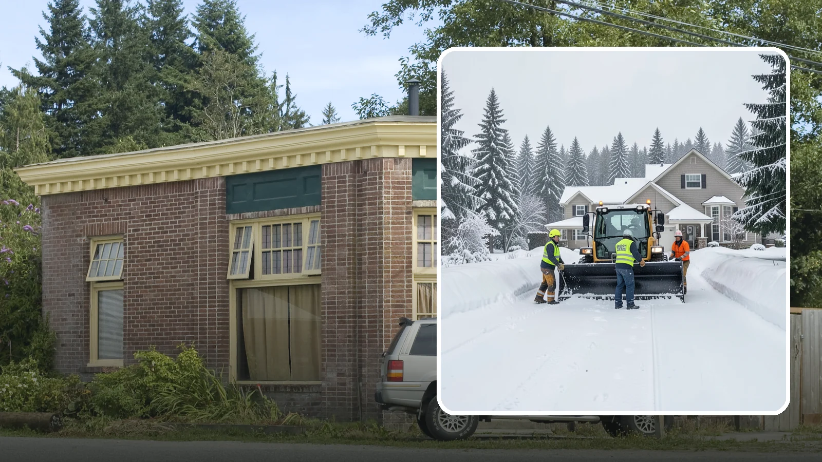Acreage Snow Removal in Hamilton, Skagit County, WA - We clear driveways, ring roads, and equipment access across large-acreage Western Washington properties and hobby farms.
