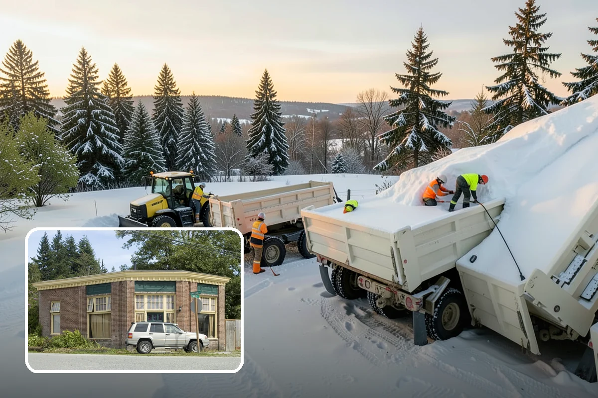 Acreage Snow Removal in Hamilton, Skagit County, WA - Covers driveways, ring roads, and multiple structures