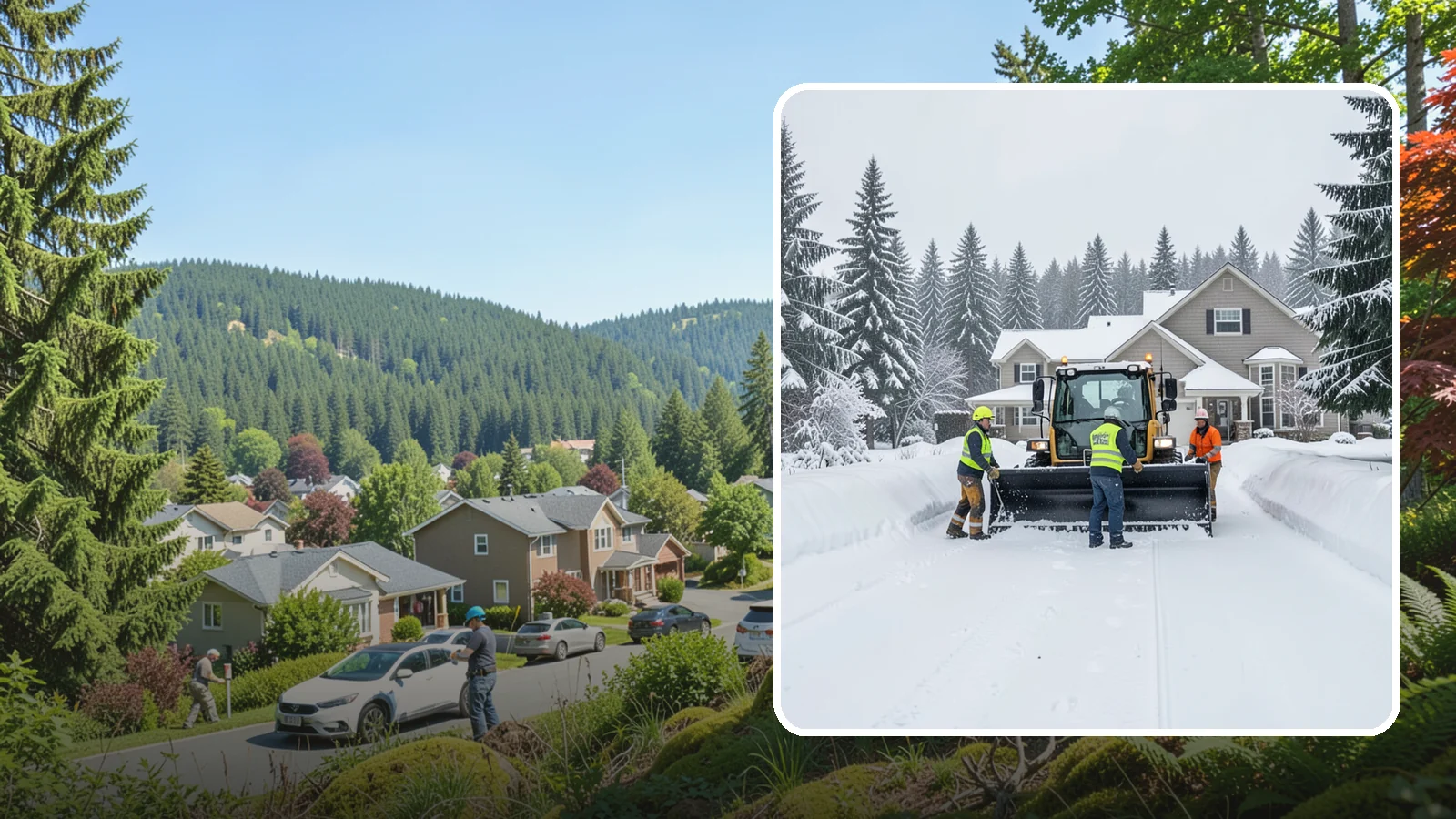 Acreage Snow Removal in Index, Snohomish County, WA - We clear driveways, ring roads, and equipment access across large-acreage Western Washington properties and hobby farms.