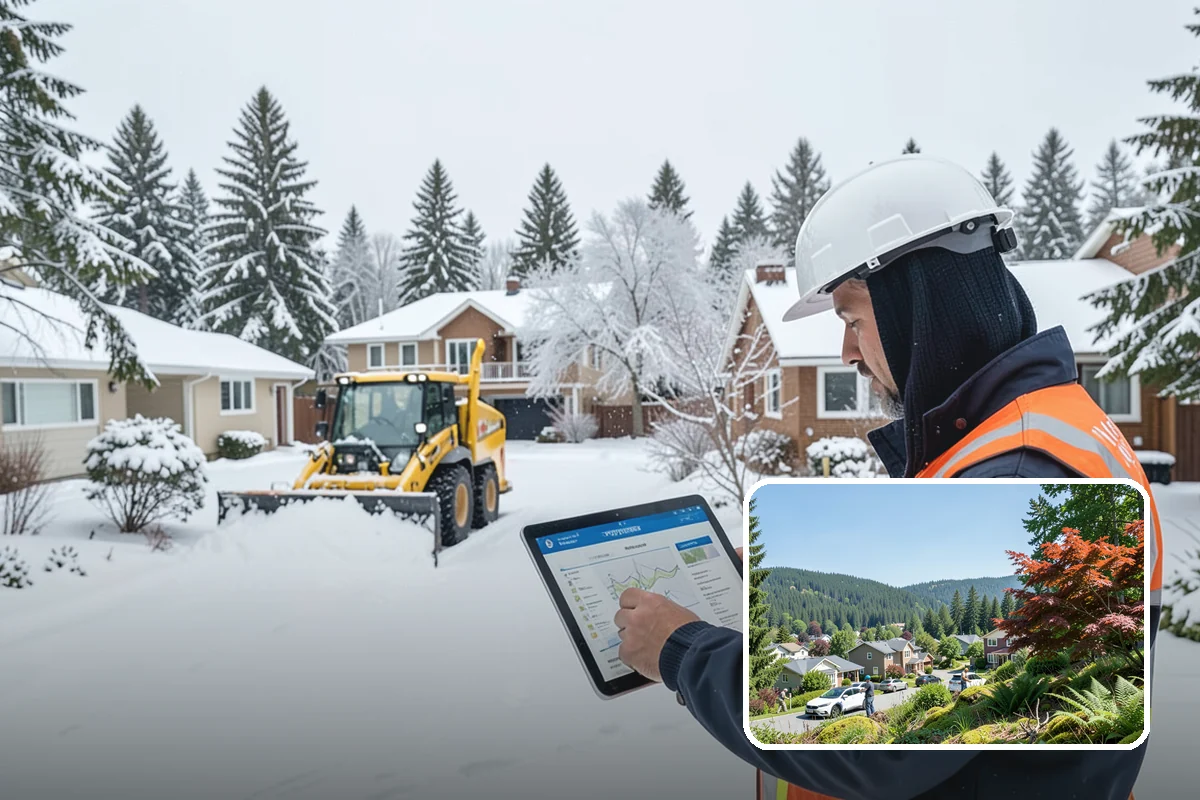 Acreage Snow Removal in Index, Snohomish County, WA - Covers driveways, ring roads, and multiple structures