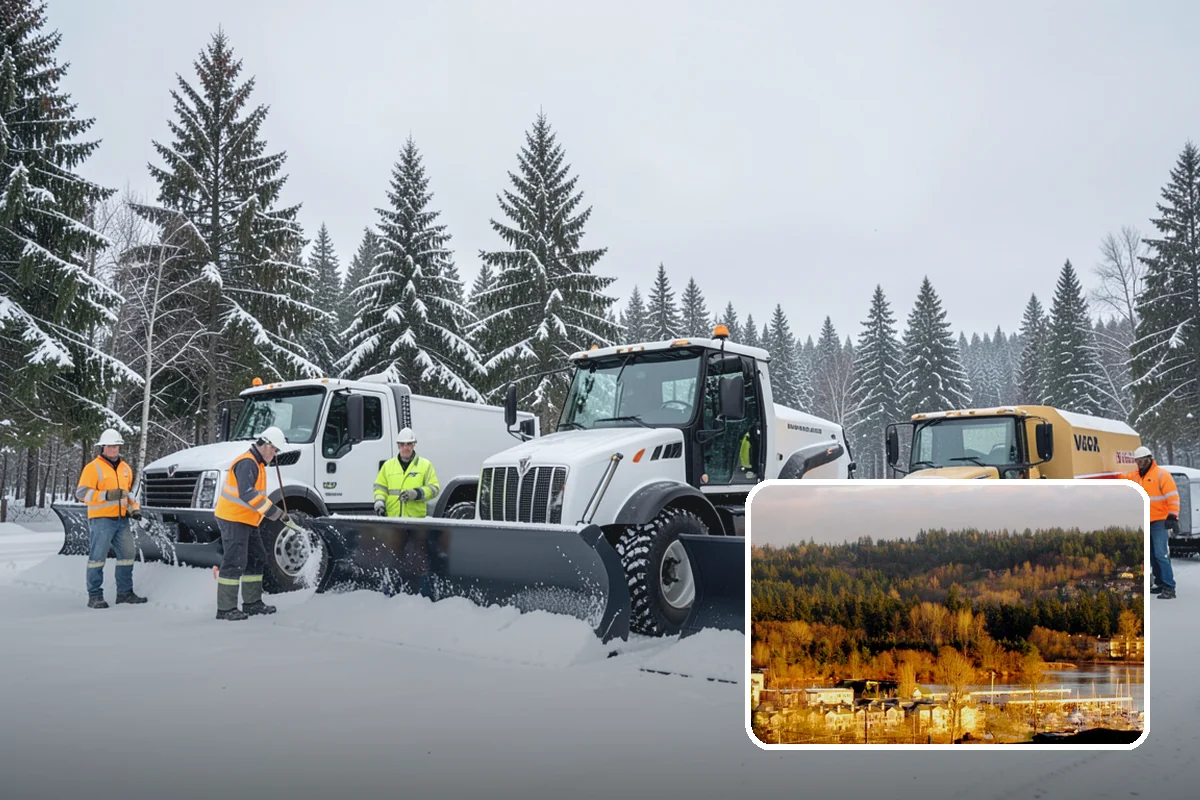 Acreage Snow Removal in Kenmore, King County, WA - Covers driveways, ring roads, and multiple structures
