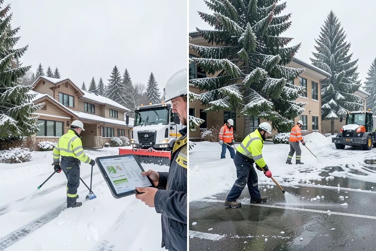 Acreage Snow Removal in Kenmore, King County, WA - We tour the property and rank access routes by priority