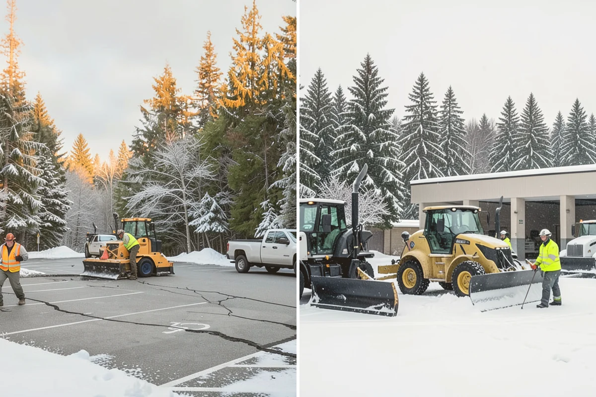 Acreage Snow Removal in Kirkland, King County, WA - We tour the property and rank access routes by priority