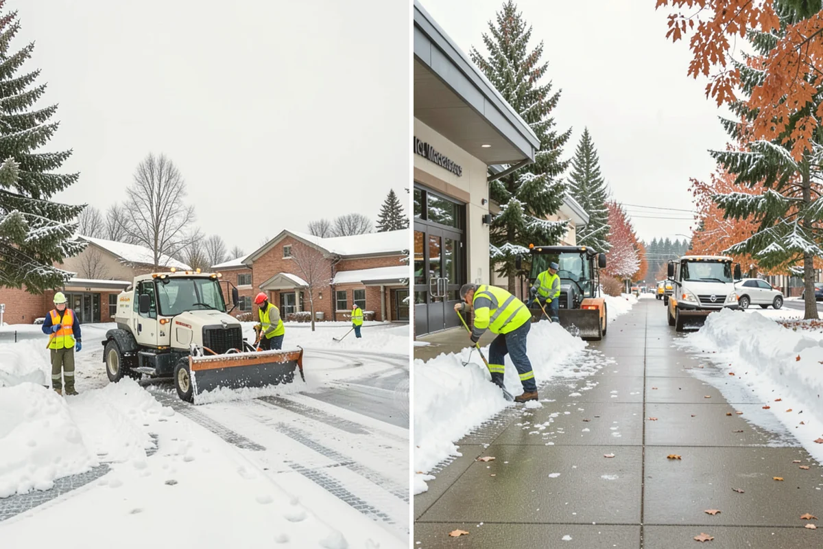 Acreage Snow Removal in Langley, Island County, WA - We tour the property and rank access routes by priority