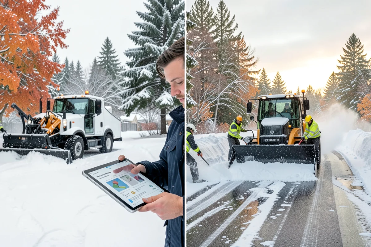 Acreage Snow Removal in Maple Valley, King County, WA - We tour the property and rank access routes by priority