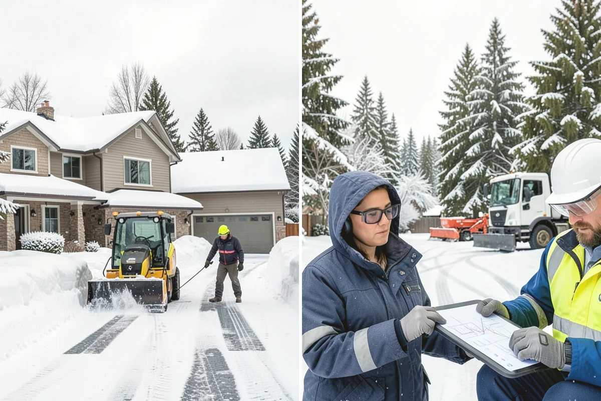 Acreage Snow Removal in Mercer Island, King County, WA - We tour the property and rank access routes by priority