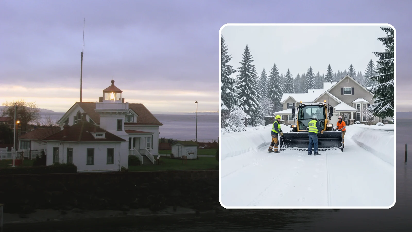 Acreage Snow Removal in Mukilteo, Snohomish County, WA - We clear driveways, ring roads, and equipment access across large-acreage Western Washington properties and hobby farms.