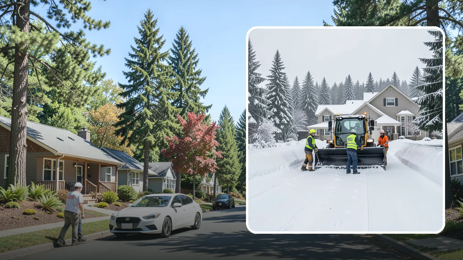 Acreage Snow Removal in Orting, Pierce County, WA - We clear driveways, ring roads, and equipment access across large-acreage Western Washington properties and hobby farms.