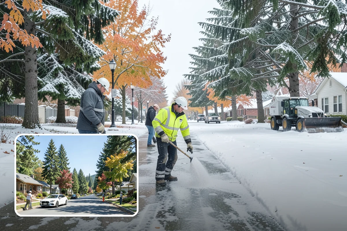 Acreage Snow Removal in Orting, Pierce County, WA - Covers driveways, ring roads, and multiple structures