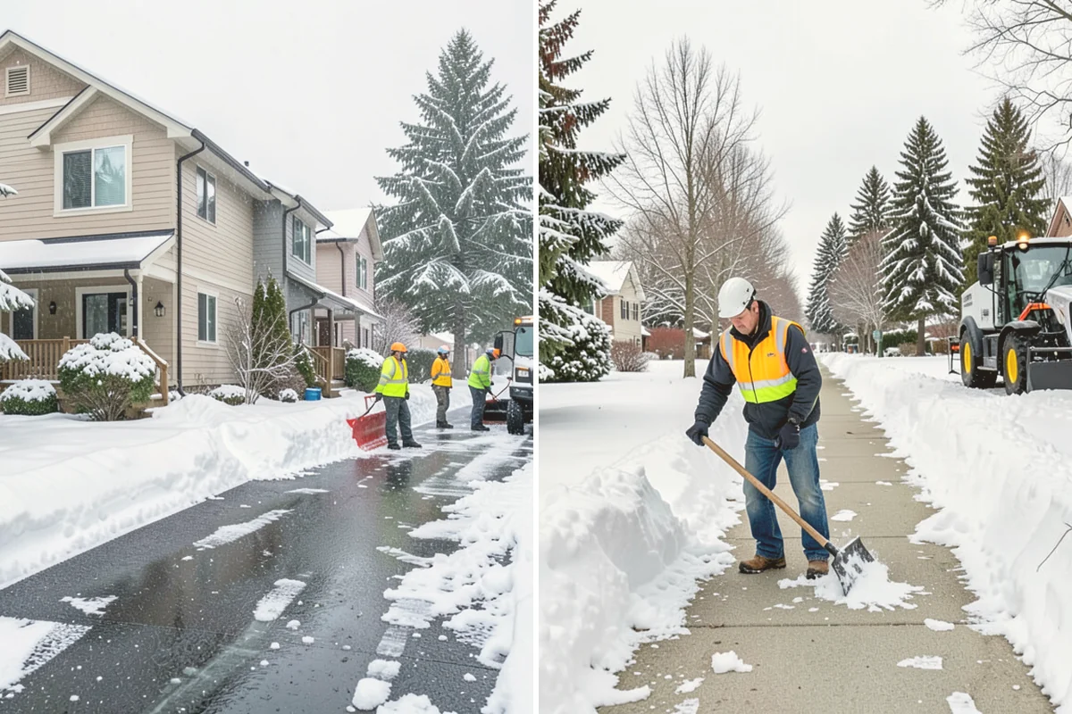 Acreage Snow Removal in Orting, Pierce County, WA - We tour the property and rank access routes by priority