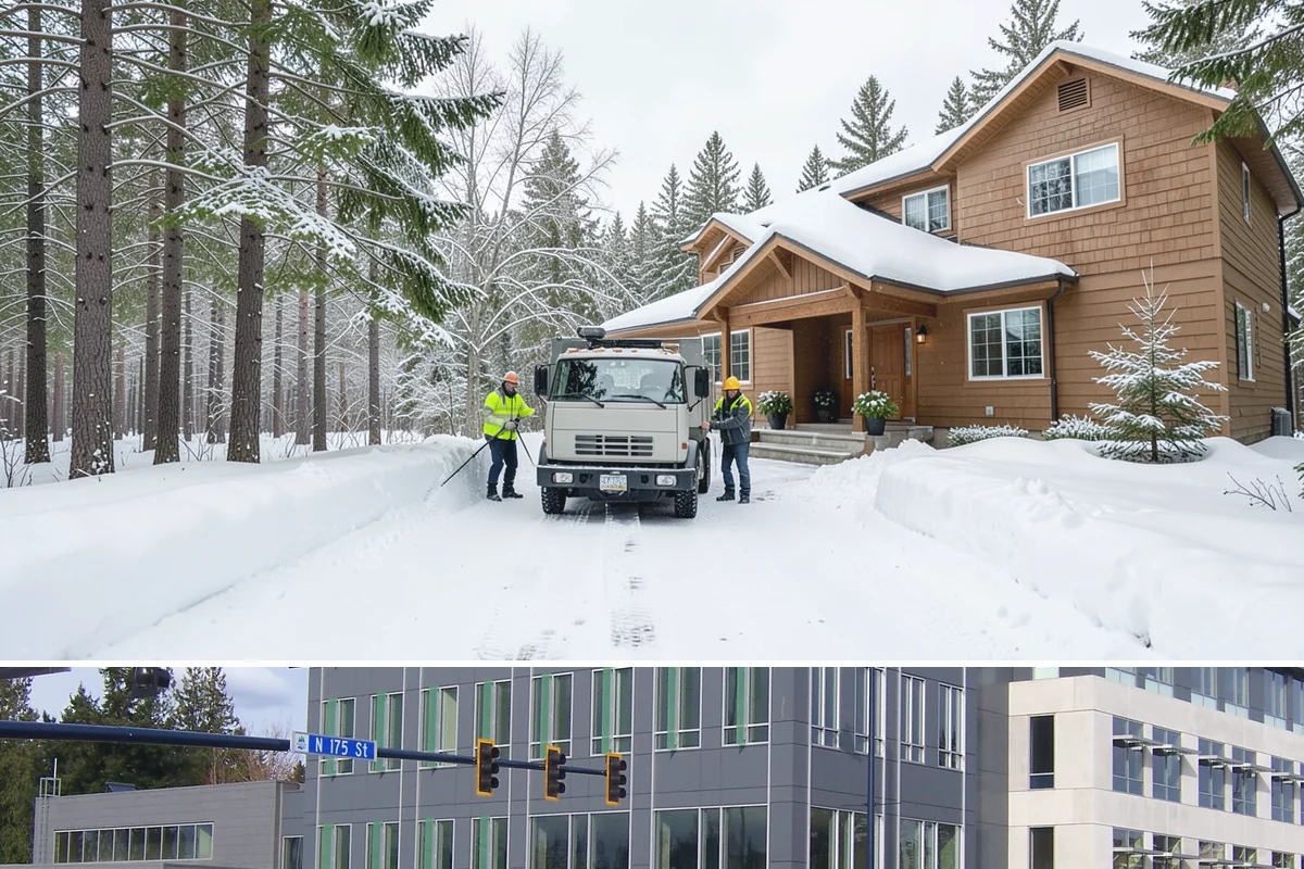 Acreage Snow Removal in Shoreline, King County, WA - Large parcels benefit from a prioritized plan set before winter, activated whenever accumulating snow reaches the property's...