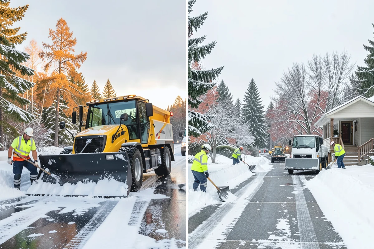 Acreage Snow Removal in South Prairie, Pierce County, WA - We tour the property and rank access routes by priority