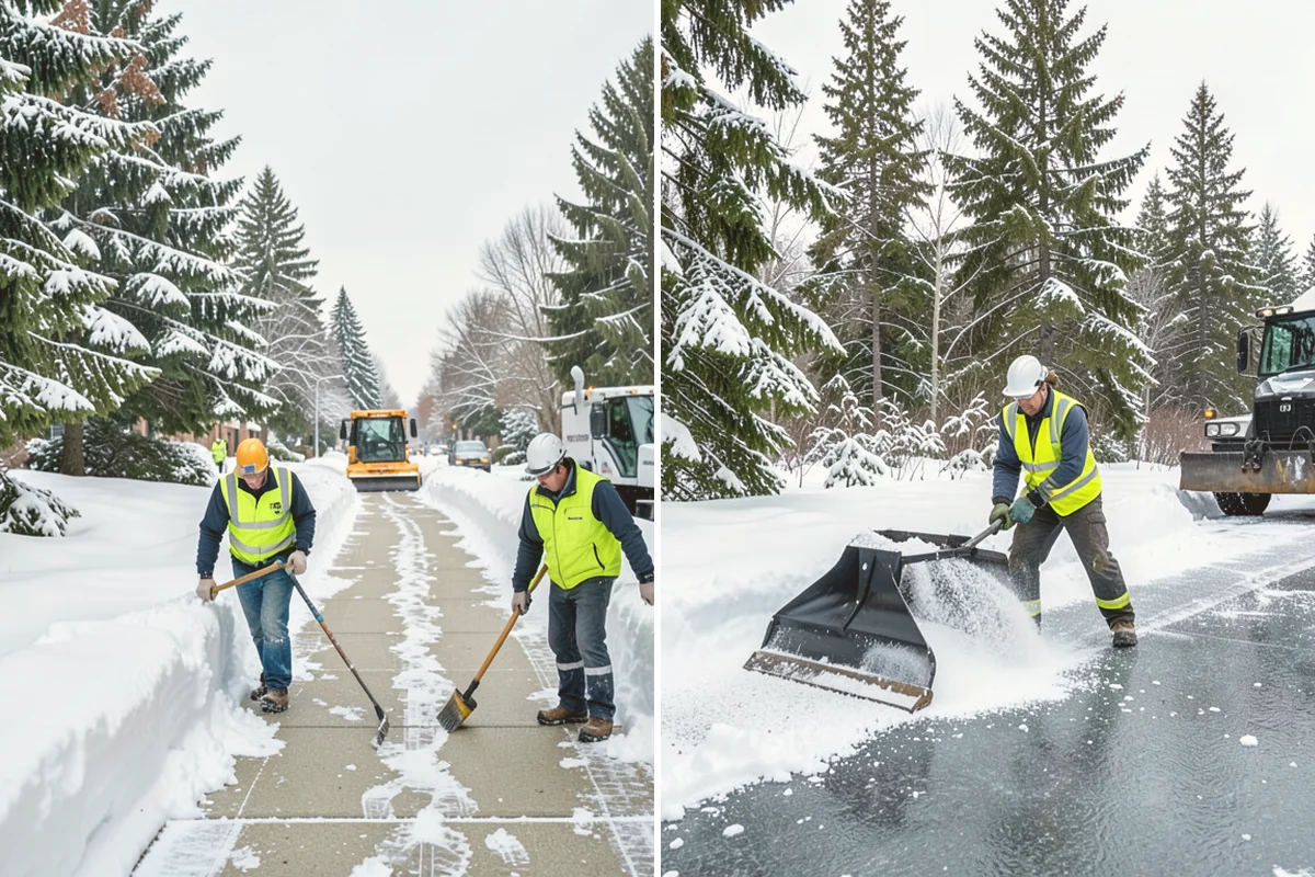 Acreage Snow Removal in Stanwood, Snohomish County, WA - We tour the property and rank access routes by priority