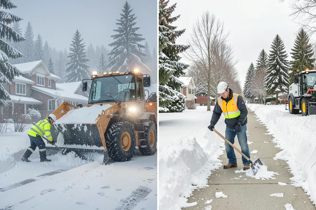 Acreage Snow Removal in Steilacoom, Pierce County, WA - We tour the property and rank access routes by priority