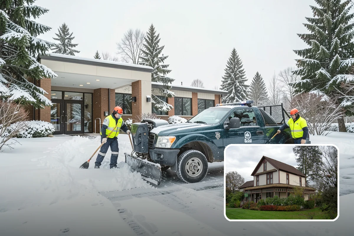 Acreage Snow Removal in Sumner, Pierce County, WA - Covers driveways, ring roads, and multiple structures