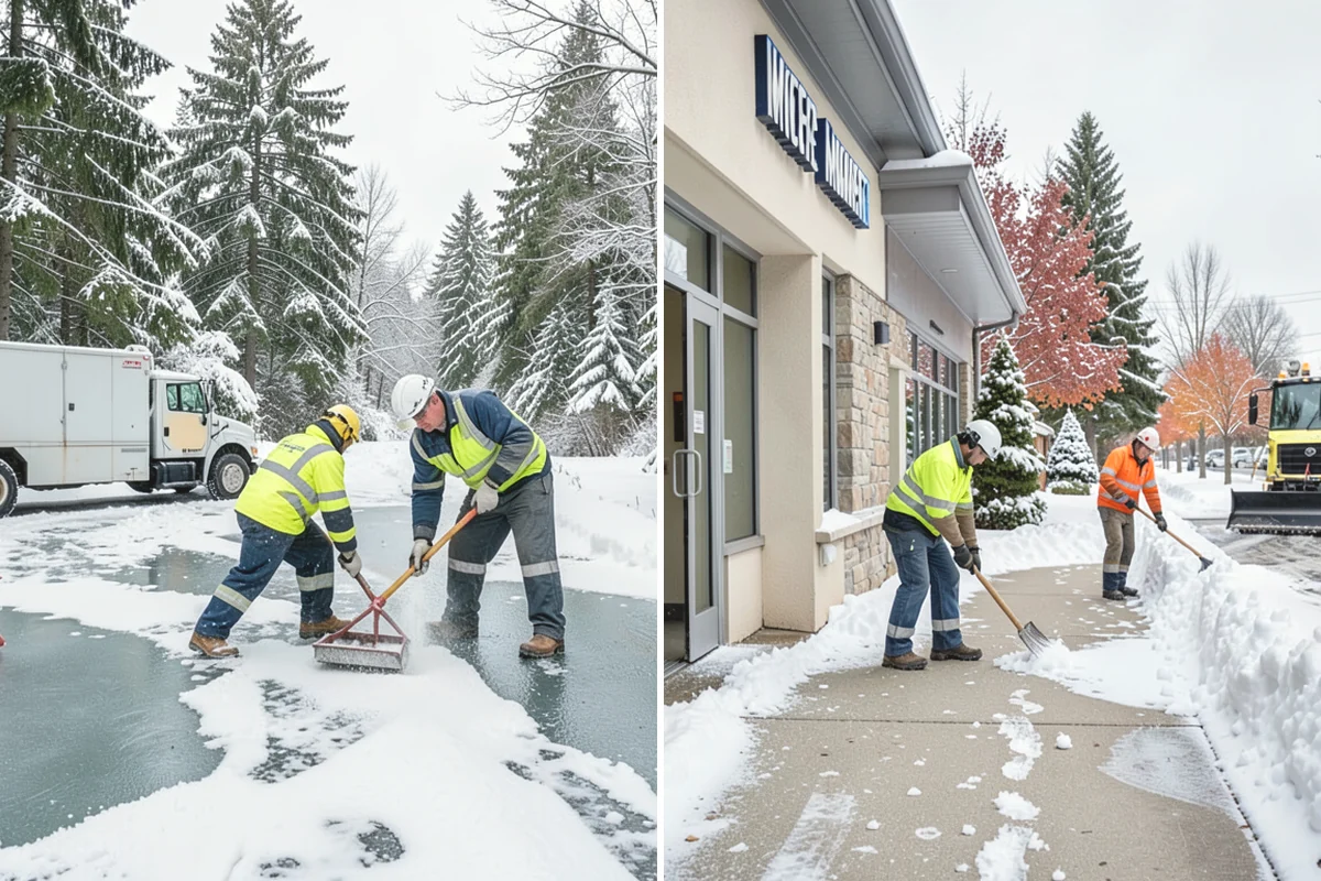 Acreage Snow Removal in University Place, Pierce County, WA - We tour the property and rank access routes by priority