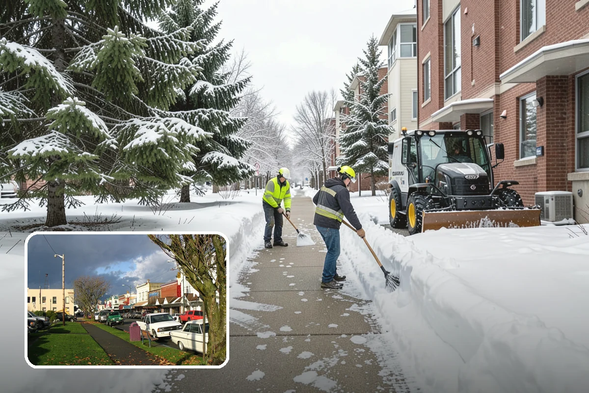 ADA Access Clearing in Arlington, Snohomish County, WA - Maintains ADA compliance through every storm
