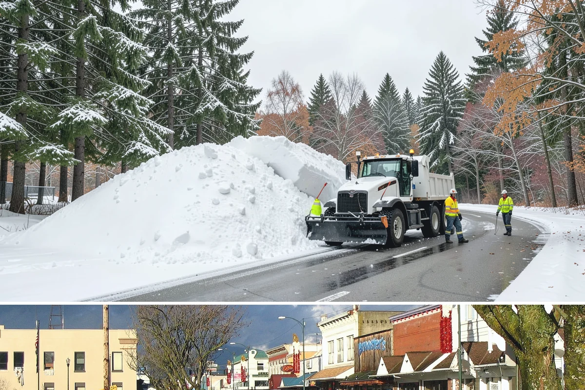 ADA Access Clearing in Arlington, Snohomish County, WA - Prioritized before opening hours after every snow event throughout our November-to-March winter.