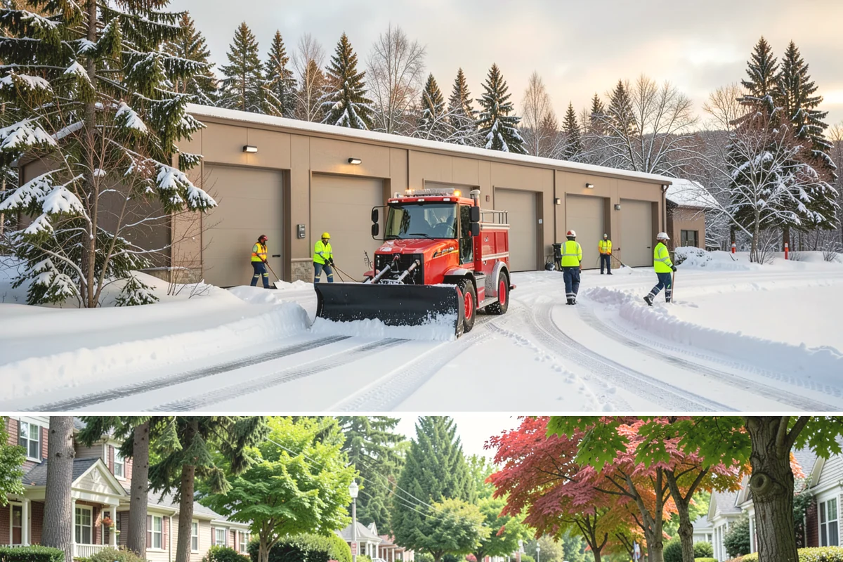ADA Access Clearing in Beaux Arts Village, King County, WA - Prioritized before opening hours after every snow event throughout our November-to-March winter.