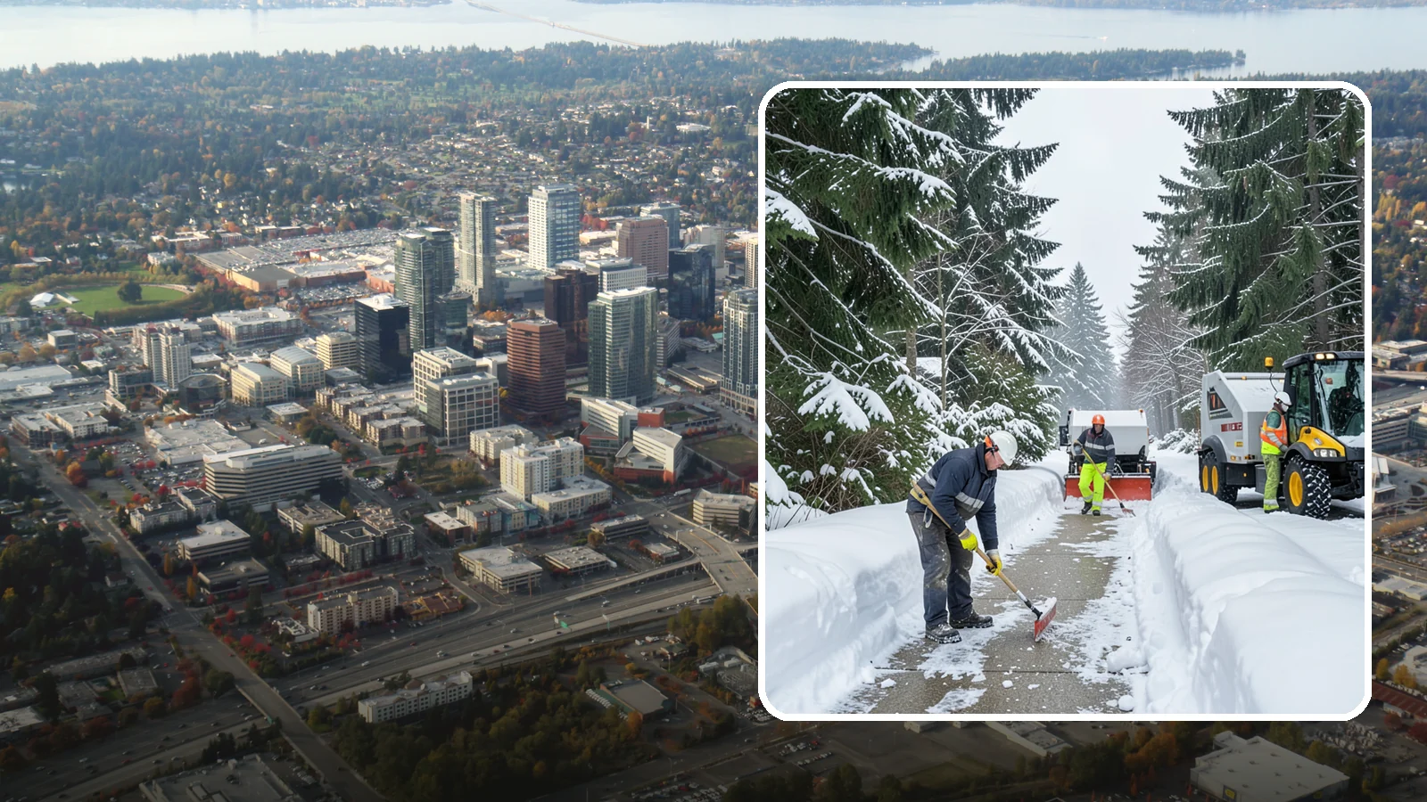 ADA Access Clearing in Bellevue, King County, WA - We clear ADA-designated access points across your Western Washington property to keep them compliant and safe all winter.