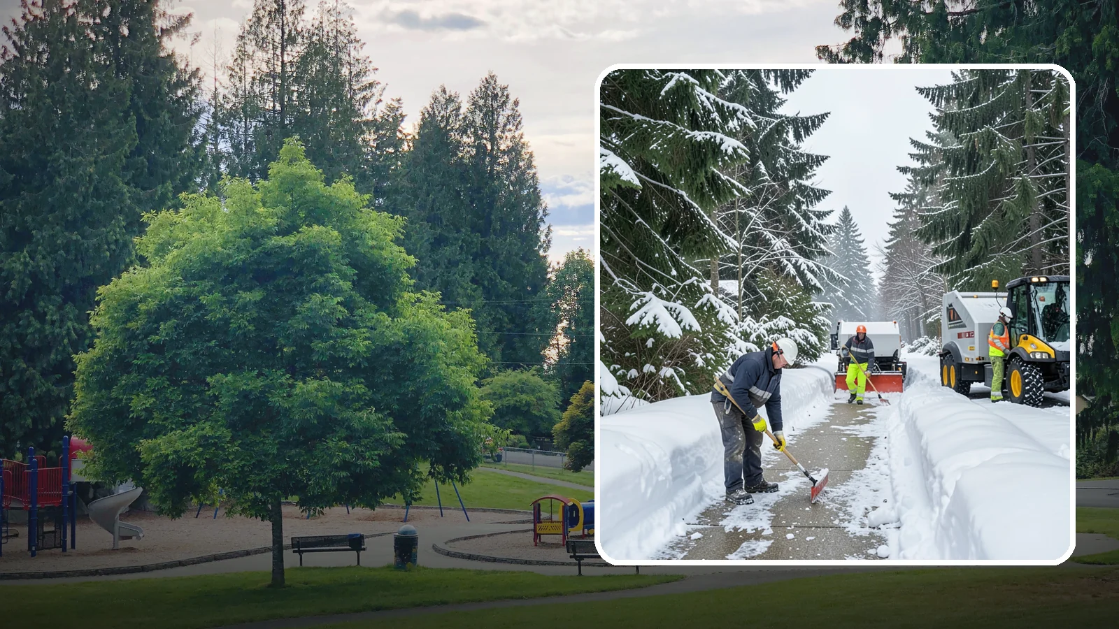 ADA Access Clearing in Bonney Lake, Pierce County, WA - We clear ADA-designated access points across your Western Washington property to keep them compliant and safe all winter.