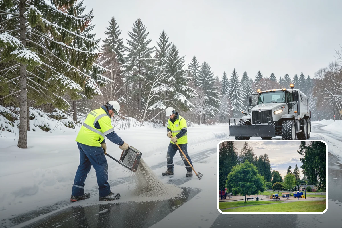 ADA Access Clearing in Bonney Lake, Pierce County, WA - Maintains ADA compliance through every storm