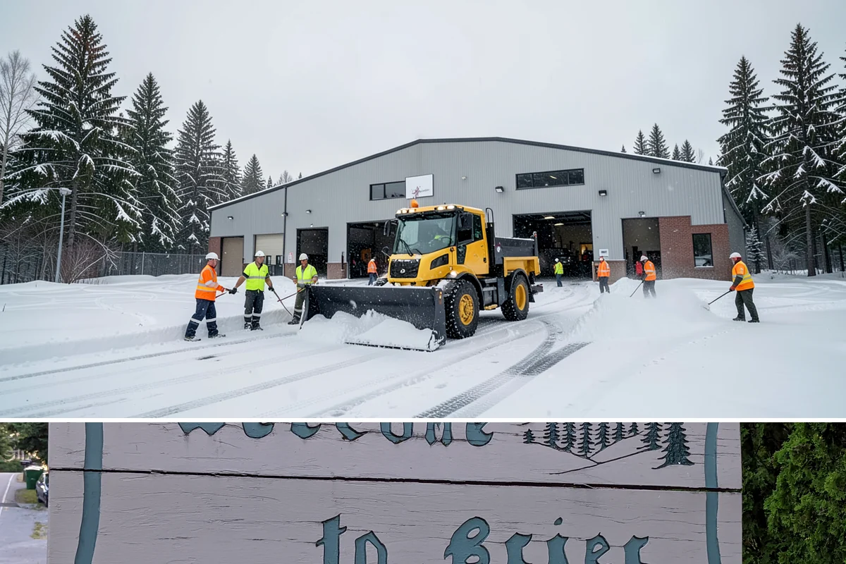 ADA Access Clearing in Brier, Snohomish County, WA - Prioritized before opening hours after every snow event throughout our November-to-March winter.