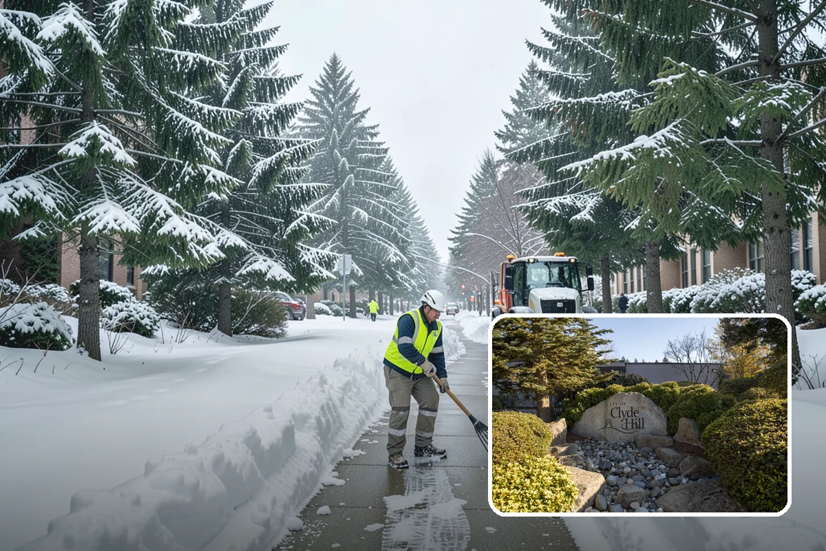 ADA Access Clearing in Clyde Hill, King County, WA - Maintains ADA compliance through every storm