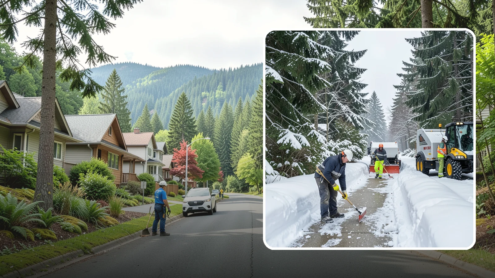 ADA Access Clearing in Darrington, Snohomish County, WA - We clear ADA-designated access points across your Western Washington property to keep them compliant and safe all winter.