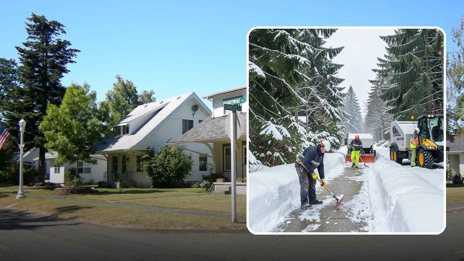 ADA Access Clearing in DuPont, Pierce County, WA - We clear ADA-designated access points across your Western Washington property to keep them compliant and safe all winter.