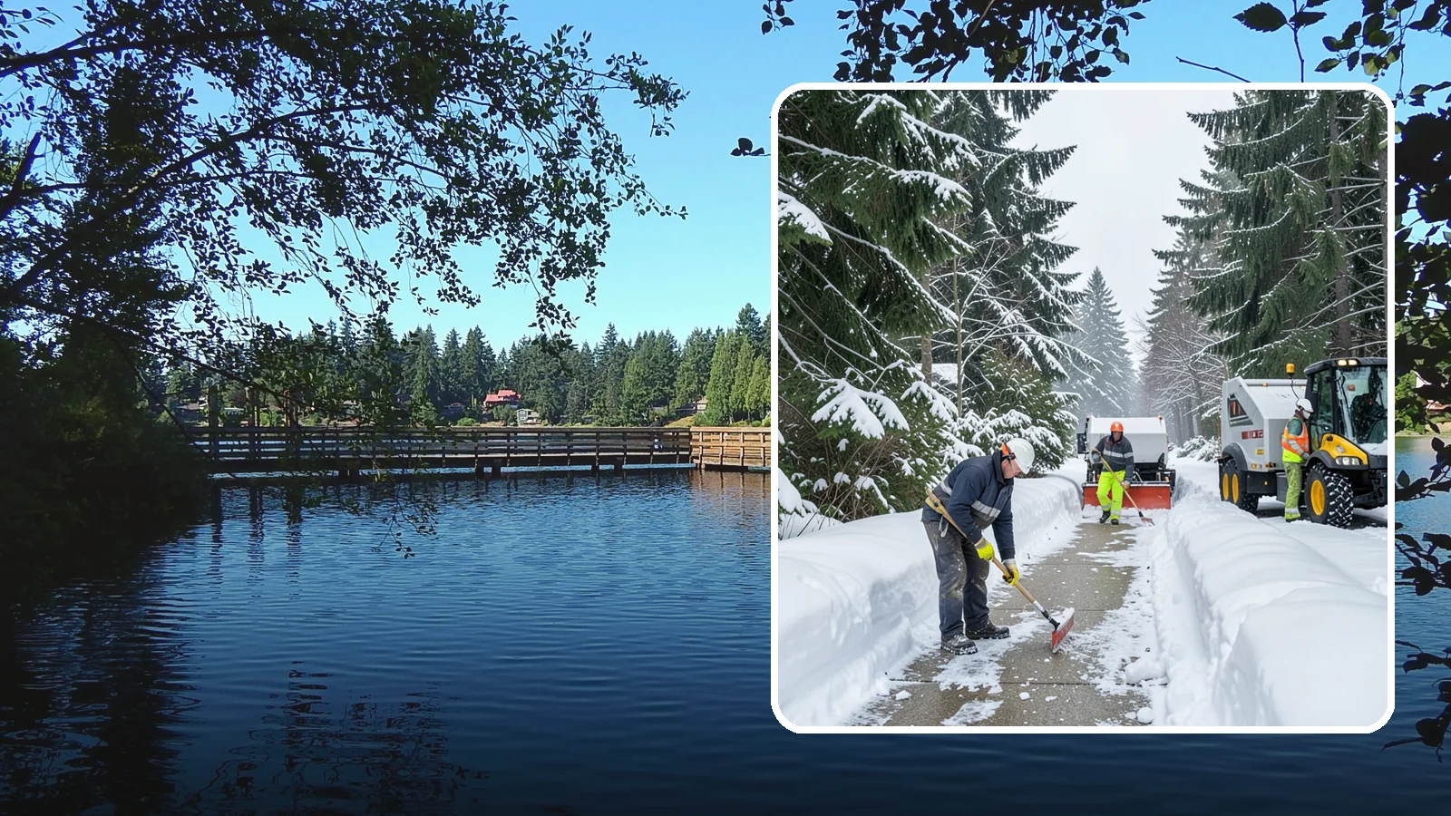 ADA Access Clearing in Federal Way, King County, WA - We clear ADA-designated access points across your Western Washington property to keep them compliant and safe all winter.