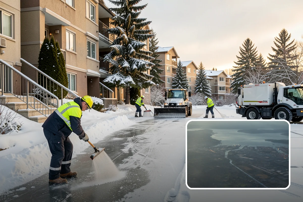 ADA Access Clearing in Fife, Pierce County, WA - Maintains ADA compliance through every storm