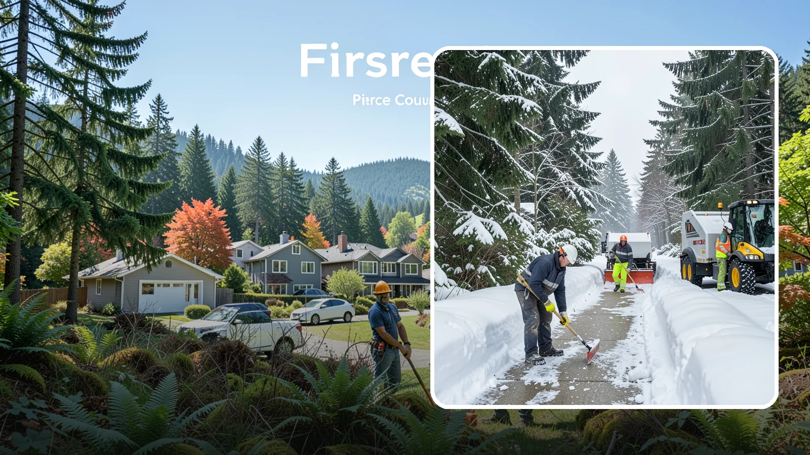 ADA Access Clearing in Fircrest, Pierce County, WA - We clear ADA-designated access points across your Western Washington property to keep them compliant and safe all winter.