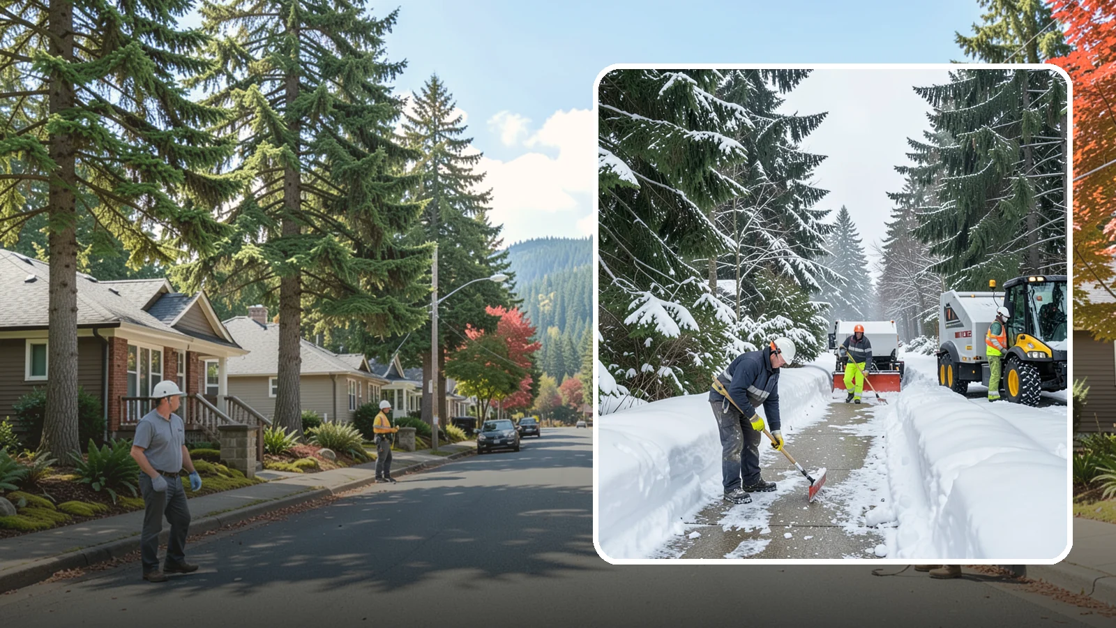 ADA Access Clearing in Hunts Point, King County, WA - We clear ADA-designated access points across your Western Washington property to keep them compliant and safe all winter.