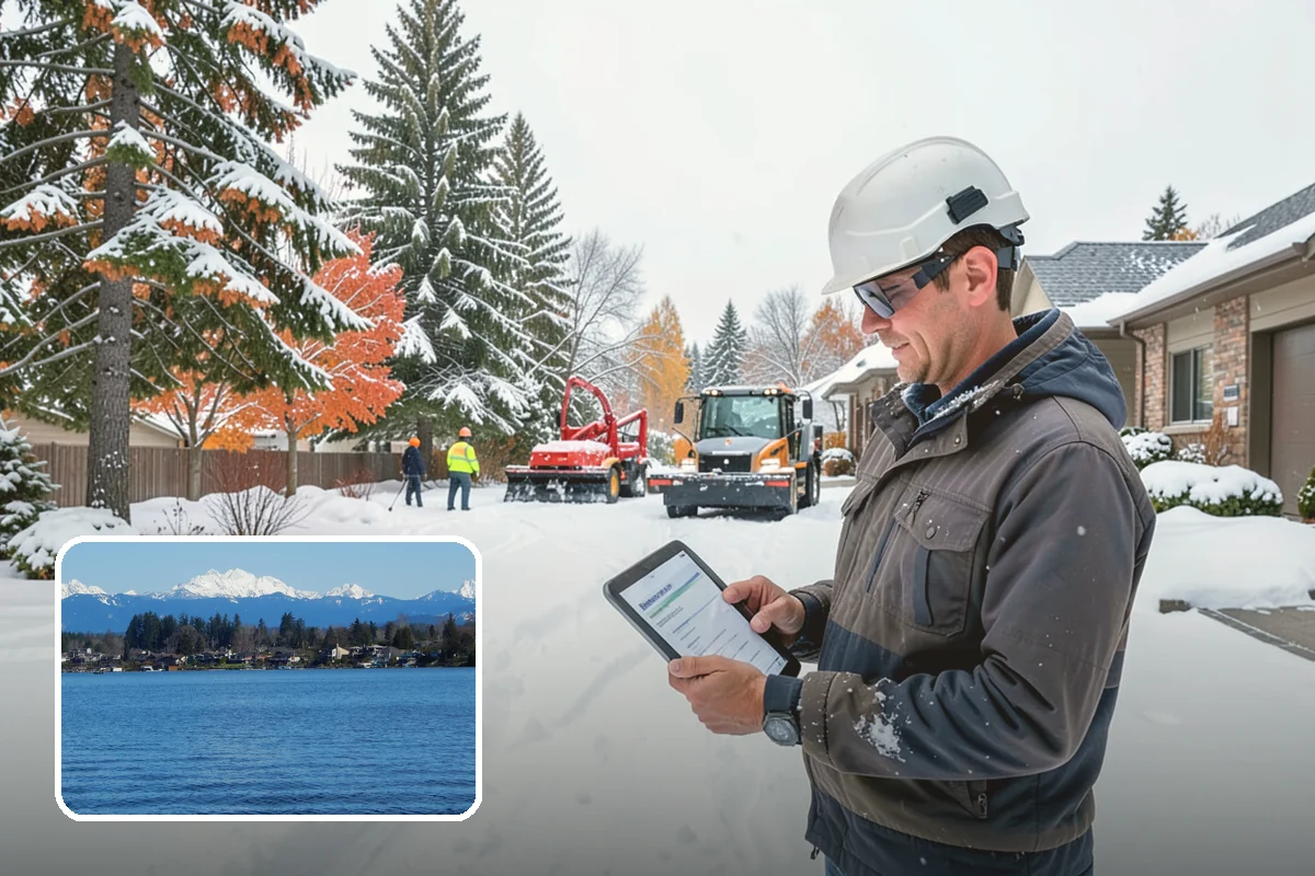 ADA Access Clearing in Lake Stevens, Snohomish County, WA - Maintains ADA compliance through every storm