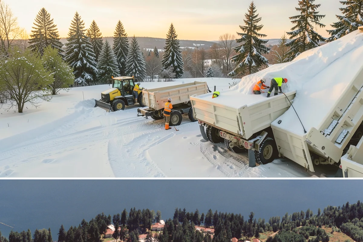 ADA Access Clearing in Lakewood, Pierce County, WA - Prioritized before opening hours after every snow event throughout our November-to-March winter.