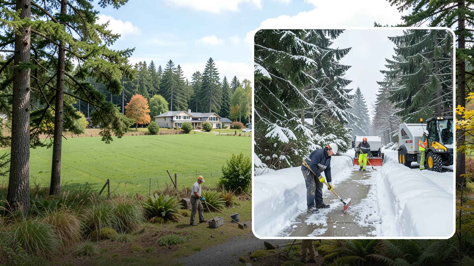 ADA Access Clearing in Lyman, Skagit County, WA - We clear ADA-designated access points across your Western Washington property to keep them compliant and safe all winter.