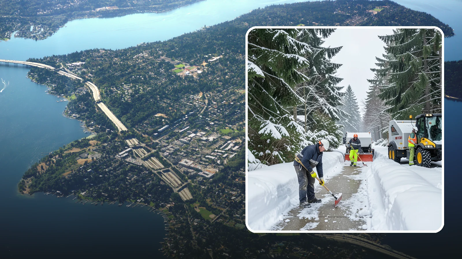 ADA Access Clearing in Mercer Island, King County, WA - We clear ADA-designated access points across your Western Washington property to keep them compliant and safe all winter.