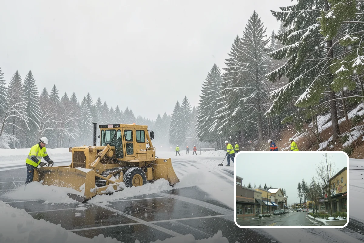 ADA Access Clearing in Mill Creek, Snohomish County, WA - Maintains ADA compliance through every storm