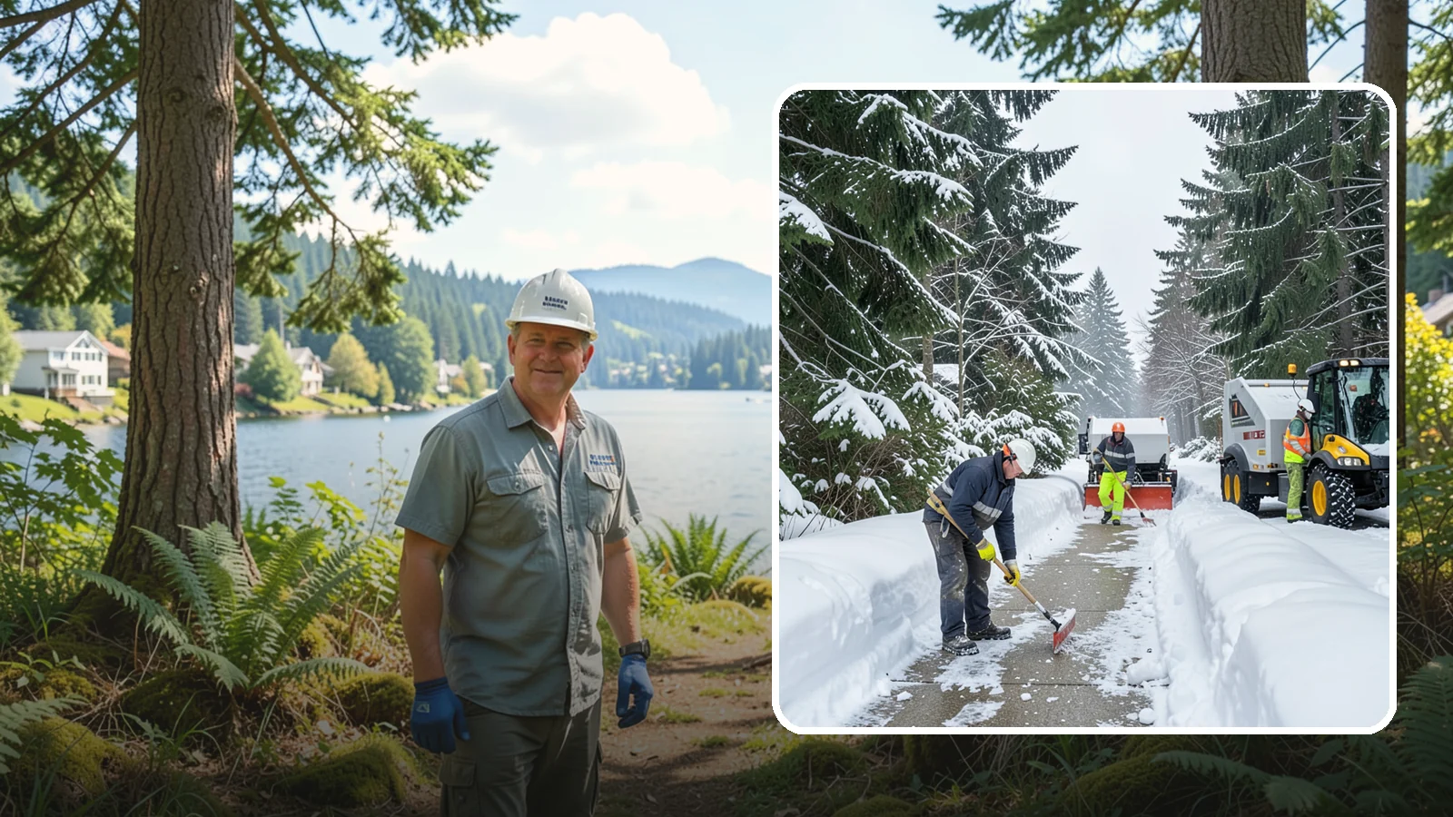 ADA Access Clearing in Milton, King County, WA - We clear ADA-designated access points across your Western Washington property to keep them compliant and safe all winter.