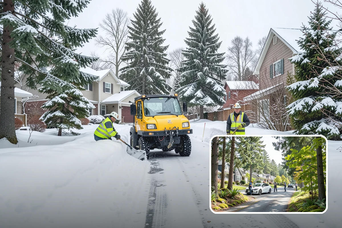 ADA Access Clearing in Normandy Park, King County, WA - Maintains ADA compliance through every storm