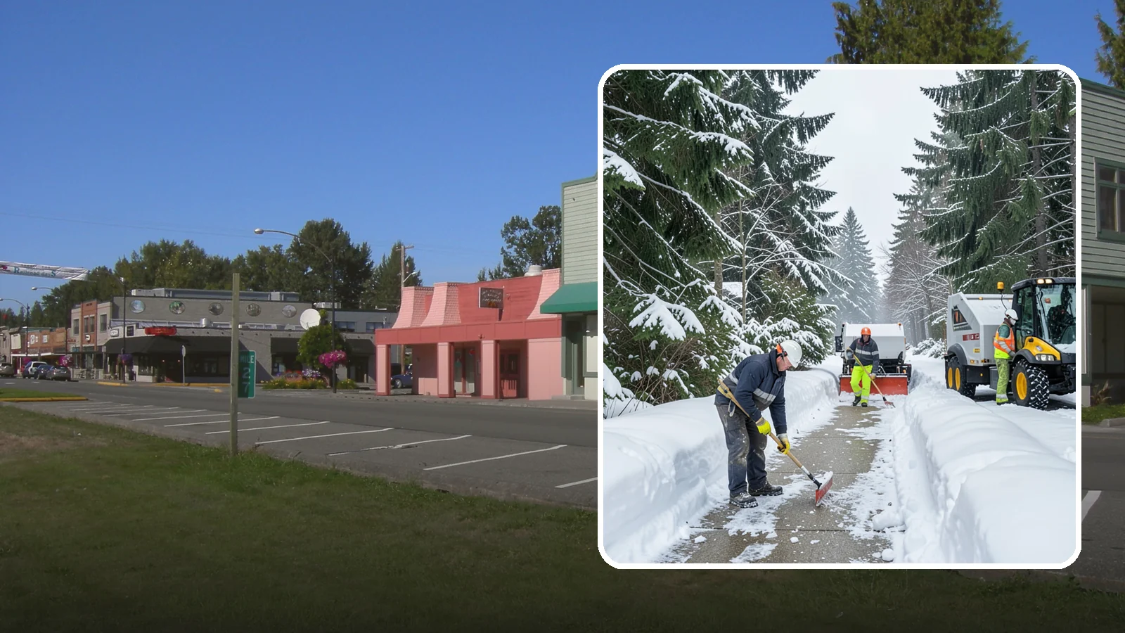 ADA Access Clearing in Snoqualmie, King County, WA - We clear ADA-designated access points across your Western Washington property to keep them compliant and safe all winter.
